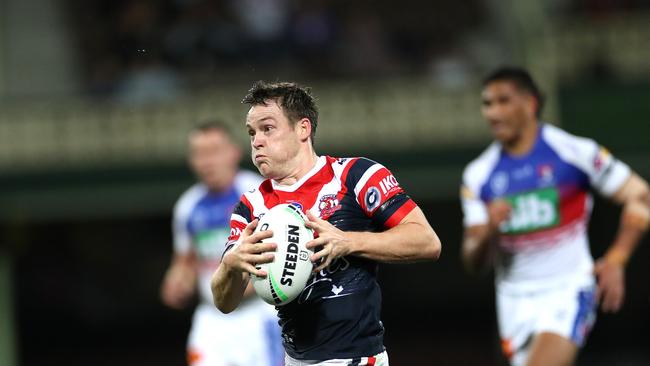 Luke Keary had a dream milestone match with his fifth career double. Picture: Phil Hillyard.