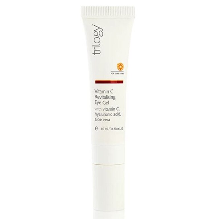 Iso eye bags aren’t the one, fix them up with this vitamin C eye gel. Picture: Supplied