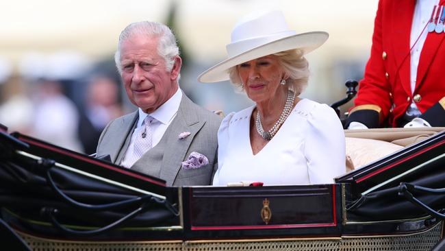 The Prince of Wales and the Duchess of Cornwall again led the royal procession on day two at Royal Ascot. Picture: Alex Livesey/Getty Images