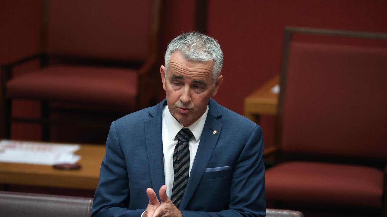 Senator Gerard Rennick has sensationally quit the Liberal National Party. Picture: NewsWire / Gary Ramage