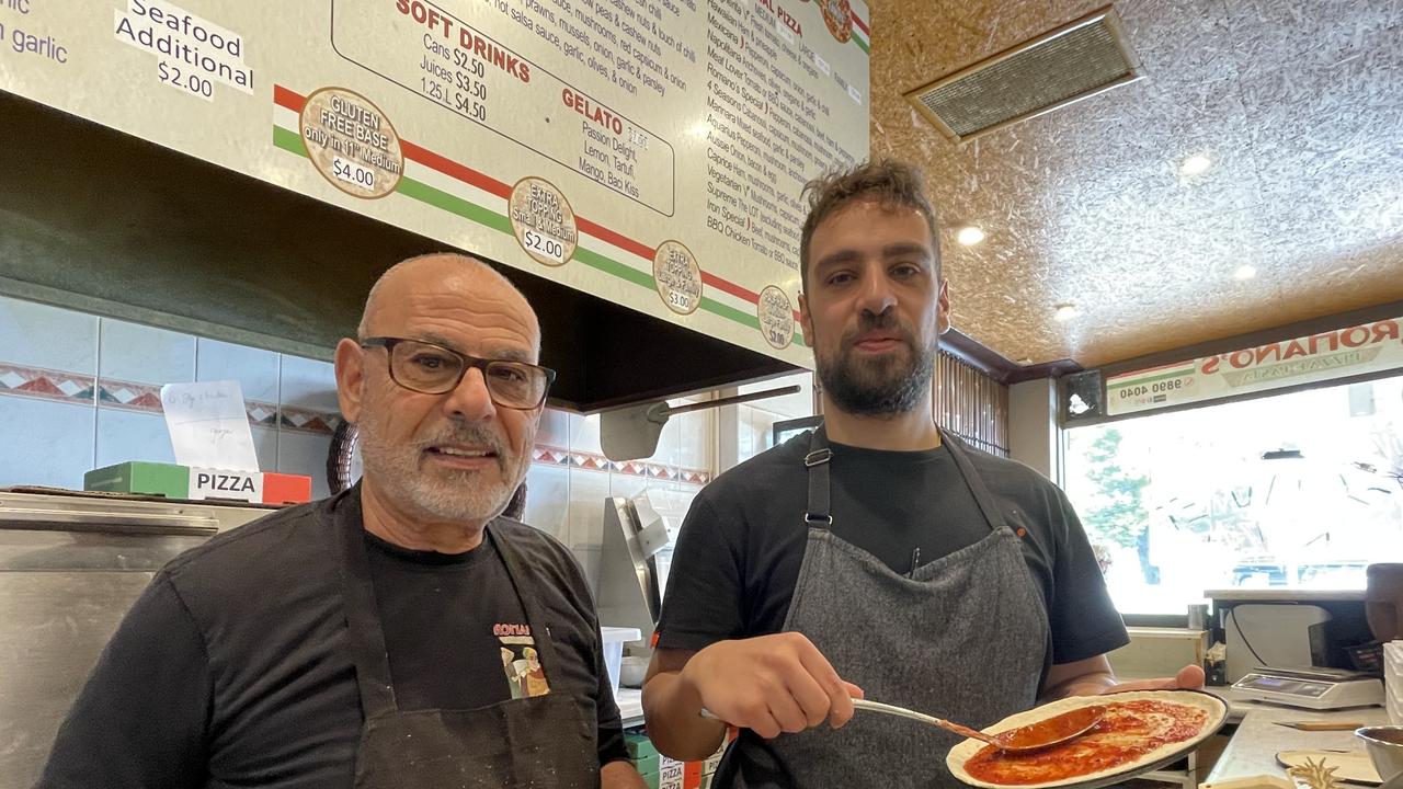 Sam and Richard Roumanos of Romano’s Pizzeria keep locals fed and happy.