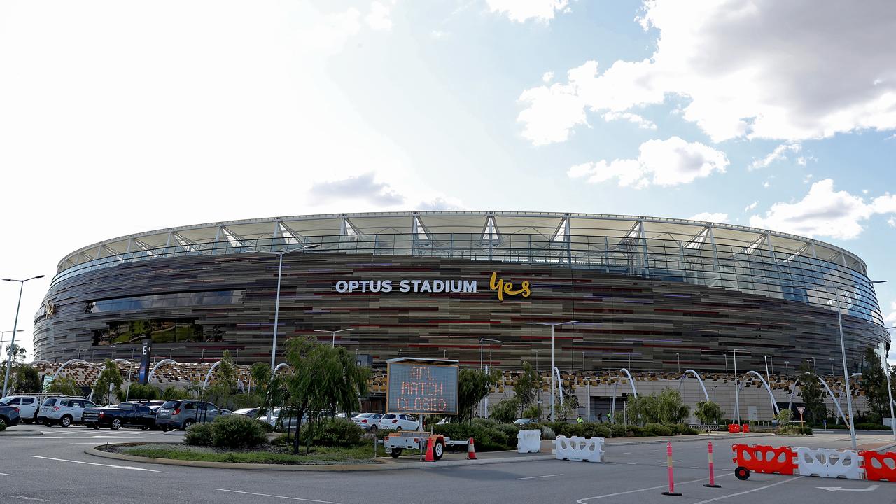 Optus Stadium is still slated to host the fifth Ashes Test. Picture: AAP Image/Richard Wainwright