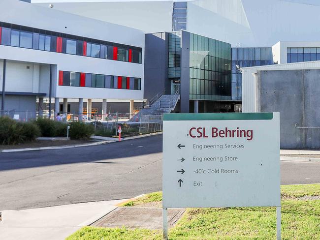 CSL Factory Broadmeadows Tour. Picture: Tim Carrafa