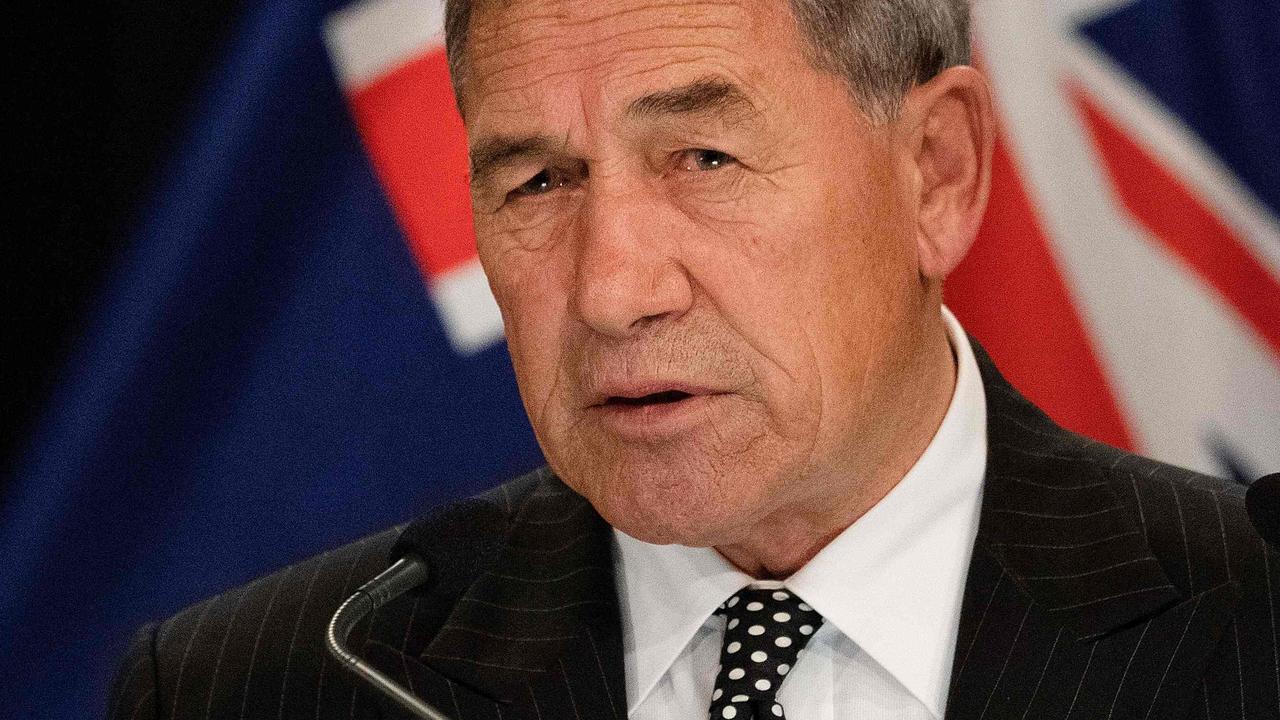 New Zealand’s Winston Peters. Picture: AFP 