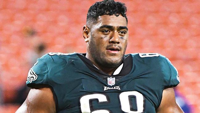 Aussie Jordan Mailata has been tearing it up in the NFL. (Photo by: 2018 Nick Cammett/Diamond Images/Getty Images)