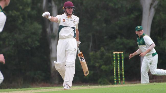 Roman Dunne in the St Patrick’ College and Villanova College clash.