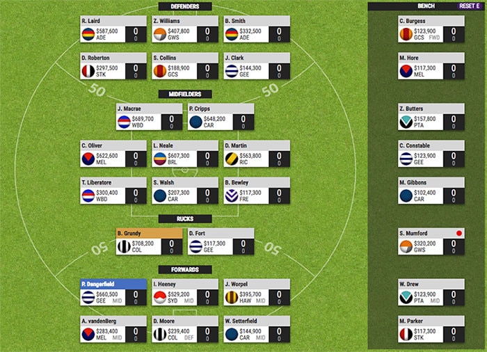 SuperCoach Slack Mid JLT Edition SuperCoach AFL AFL Fox Footy