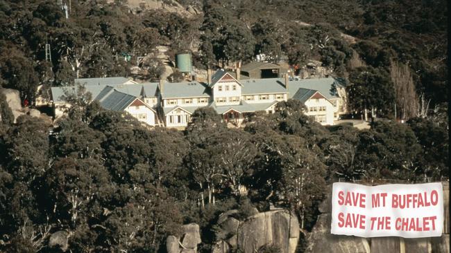 Cliff edge: The battle continues to save Mt Buffalo Chalet.