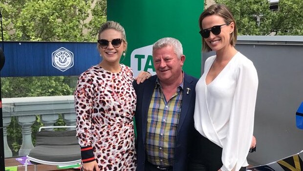 Emma Freedman, Ron Dufficy and Francesca Cumani at the TAB luncheon.