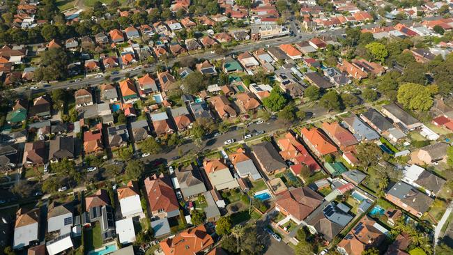 Dwelling construction had gone backwards by 14 per cent over the past decade, and 25 per cent for standalone houses. Picture: Max Mason-Hubers / NewsWire