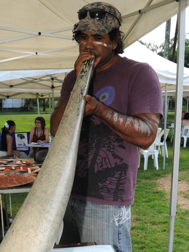 Indigenous health day at the Gympie Civic Centre Lyndon Davis. Photo Craig Warhurst / The Gympie Times.