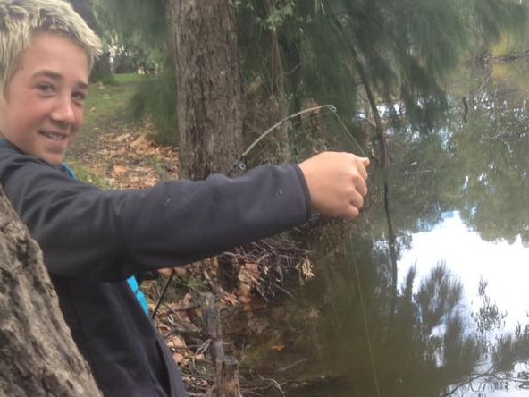 Braydon Worldon loved to fish.