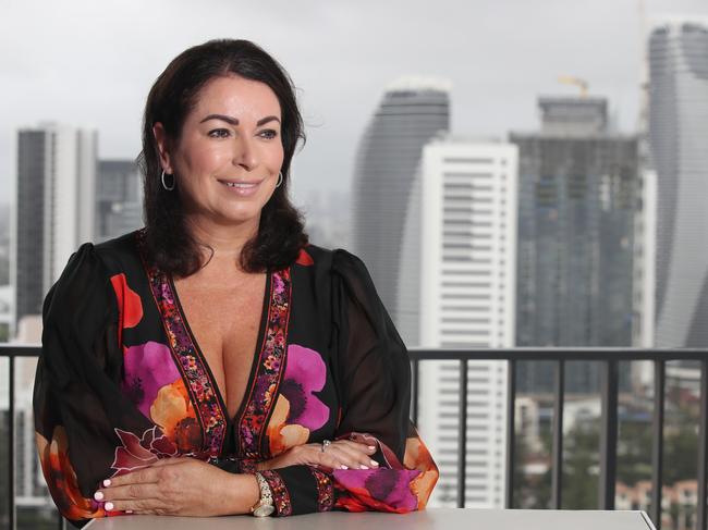 Nicole Bricknell talks her personal past and the future of the property market . Picture Glenn Hampson