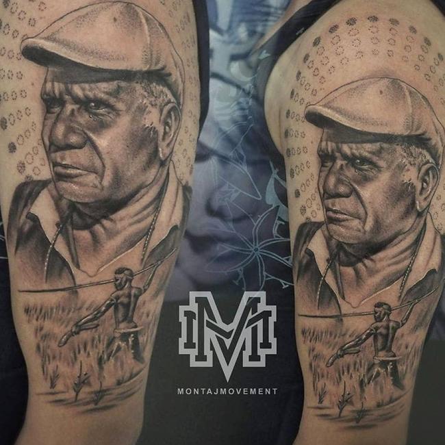 A piece done by Mark Montaj for Marcus McGregor Cassidy, in tribute to his pop, was also voted FNQ’s best tattoo in 2019.