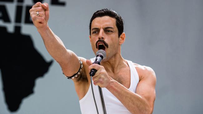 Rami Malek stars as Freddie Mercury in Bohemian Rhapsody. Picture: Alex Bailey