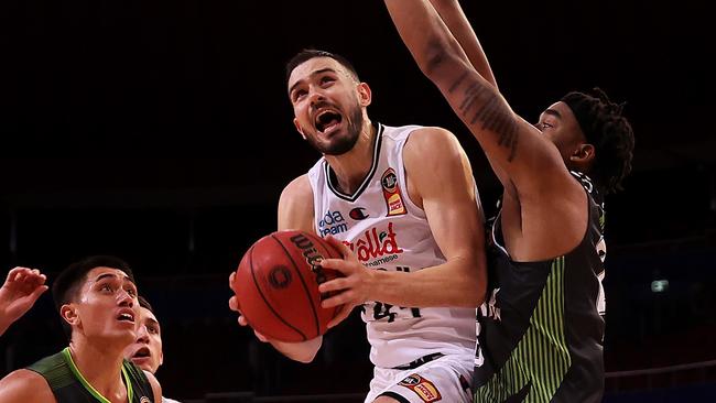 The NBL is considering introducing replacement players for away games to cater for players who choose not to have the Covid vaccination. Picture:: Mark Kolbe/Getty Images