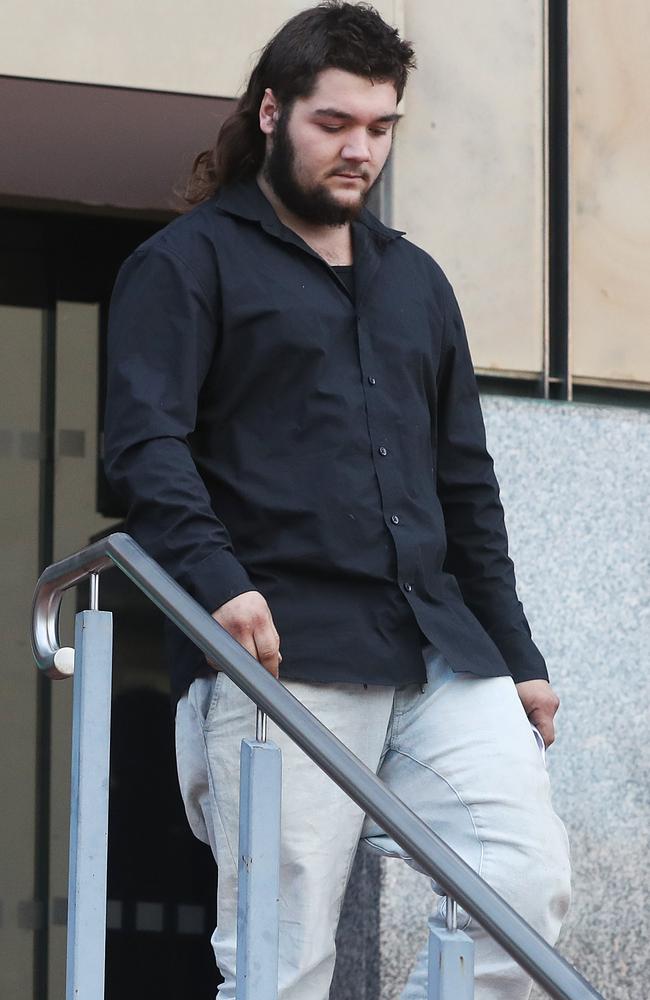 Charlie Read son of Chopper Read at the Hobart Magistrates Court. Picture: Nikki Davis-Jones