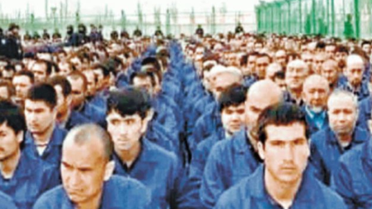 China doesn’t care about being called hypocrites for their mistreatment of Uighur people, seen here in a Chinese detention camp.