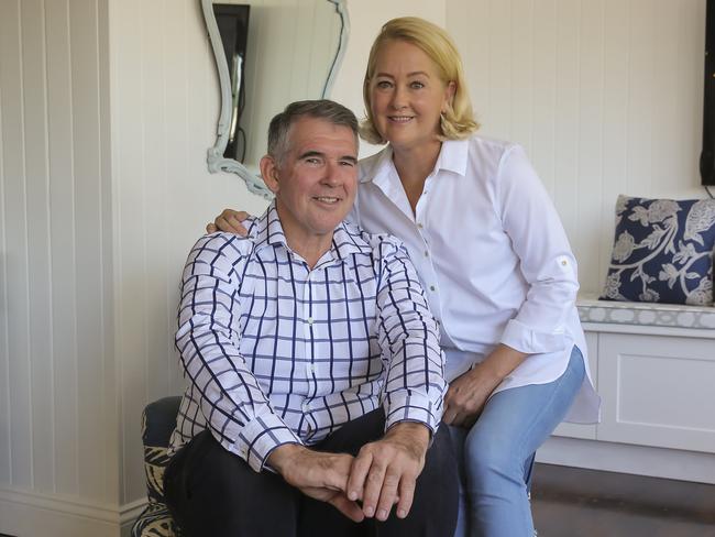 QRU CEO Richard Barker has stood down to support his wife Tracey, who is battling breast cancer. Picture: Mark Cranitch