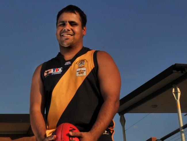 Warren Berto, the new signing of Nightcliff for the 2011 NTFL season.