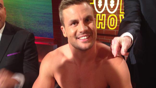 The Footy Show Beau Ryan Gets In The Buff For The Blues To Celebrate Their Origin Win Daily