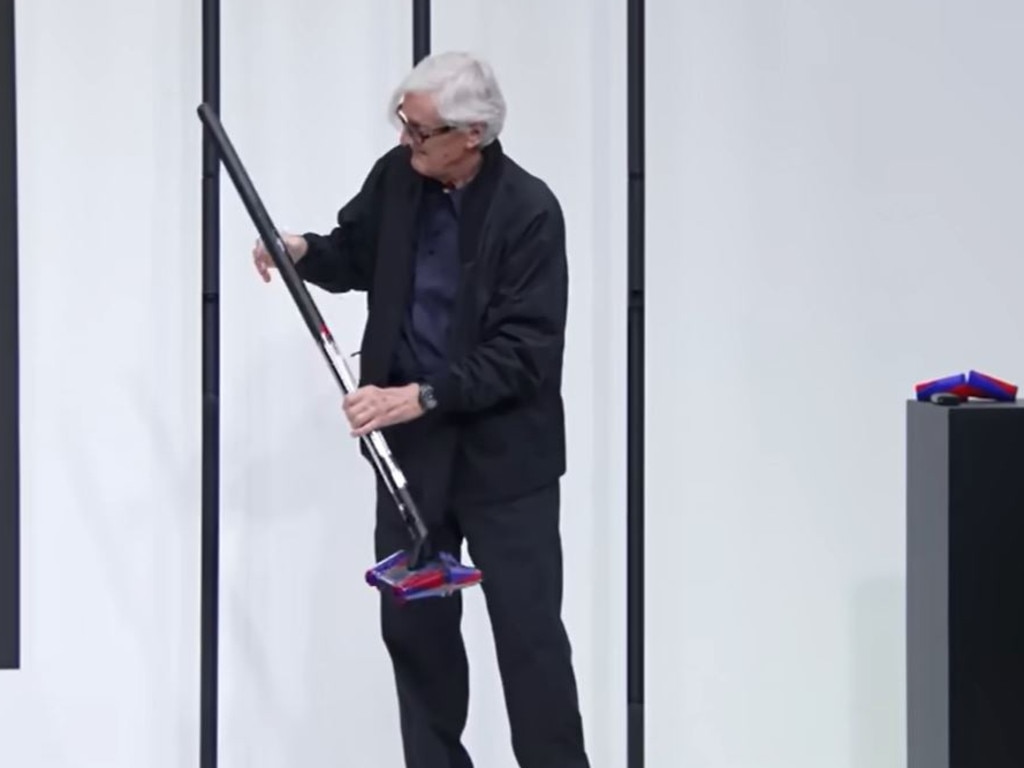 James Dyson, the CEO of the namesake tech-brand, has unveiled a new home cleaning device he described as a ‘complete breakthrough’. Picture: Supplied