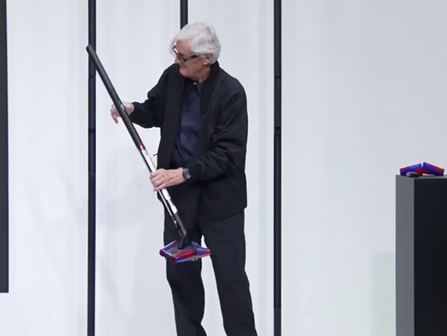 James Dyson, the CEO of the namesake tech-brand, has unveiled a new home cleaning device he described as a ‘complete breakthrough’. Picture: Supplied