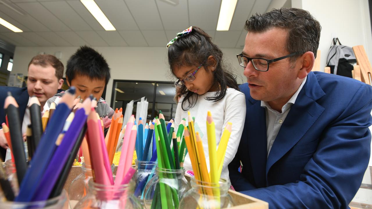 The Andrews government will commit $9bn to the overhaul of the state’s early childhood system. Picture: AAP