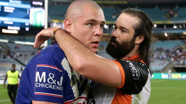 Woods will get to play with his great mate David Klemmer. Photo: Gregg Porteous