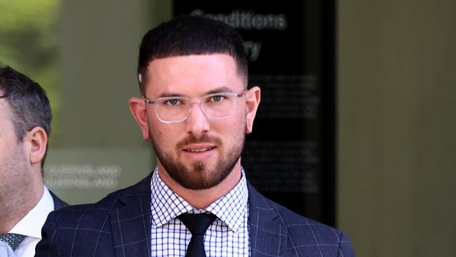 Cooper Jordan Breen outside court on Tuesday. Picture: David Clark