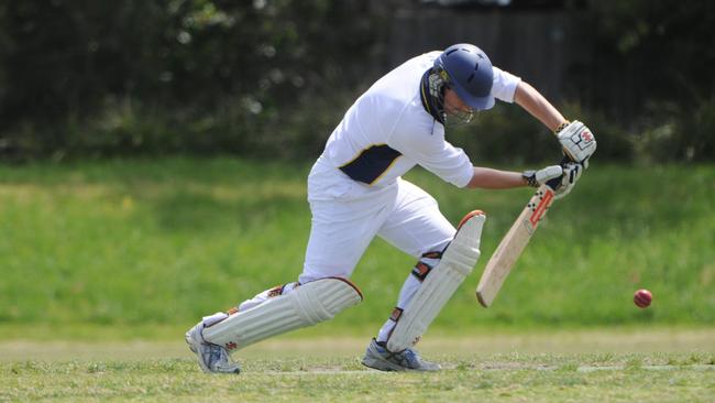 St Pauls batsman Jacob Attwood.