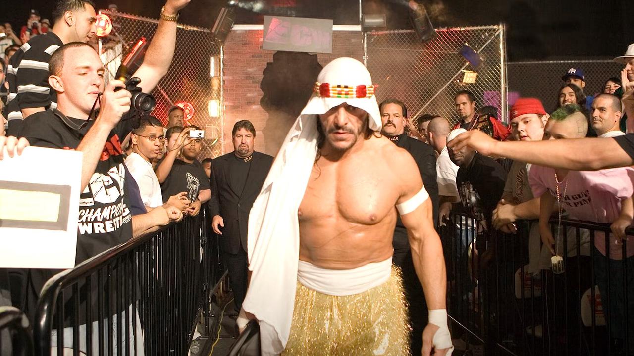 Sabu enters the ring. Photo: X and WWE.