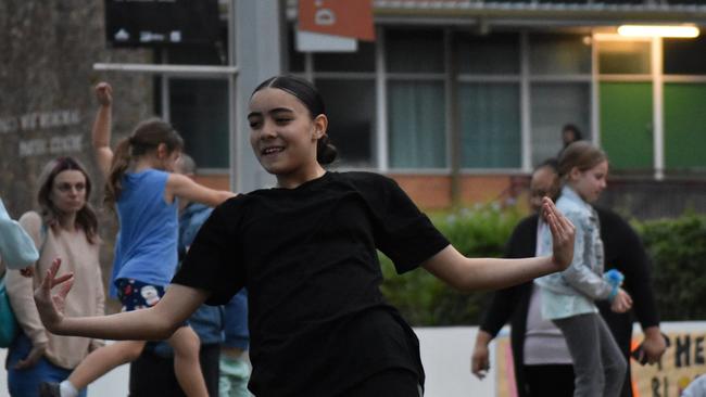 Eighty8 Dance Companyâ€™s crew tearing up the competition at the Unlock the Block event, at Ipswich's Darcy Doyle Place on August 12, 2022. Picture: Peta McEachern