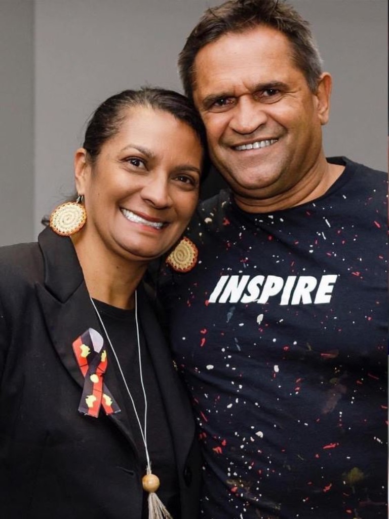 Nova Peris and Nicky Winmar