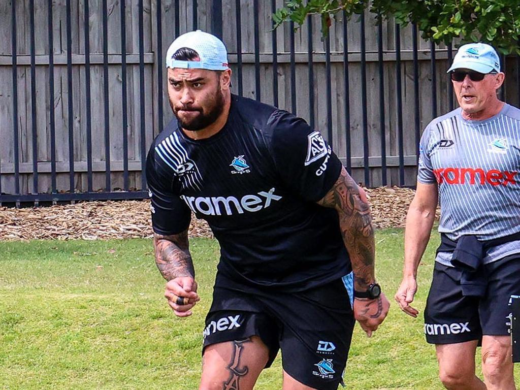 Veteran Andrew Fifita is working hard in the pre-season.