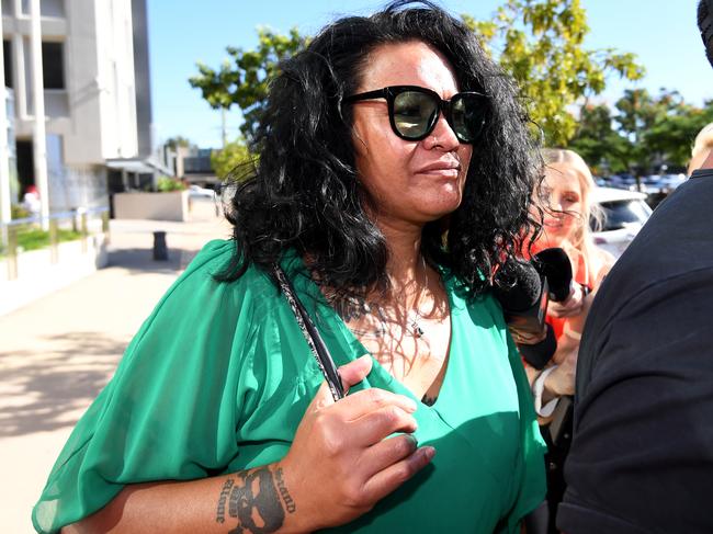 Uiatu "Joan" Taufua, mother of Brisbane Broncos star Payne Haas, was jailed on Wednesday over a violent altercation outside a Gold Coast casino. (AAP Image/Dan Peled)