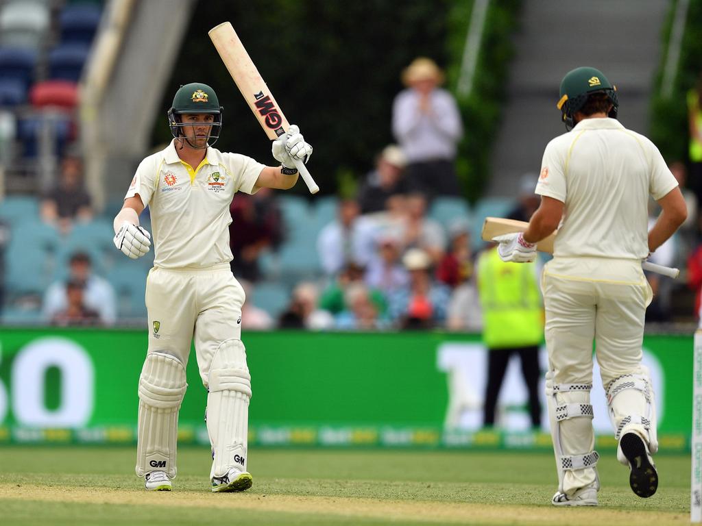 Travis Head thrived against Sri Lanka as he filled Australia’s leadership void in impressive fashion as vice-captain. Picture: Saeed Khan/AFP