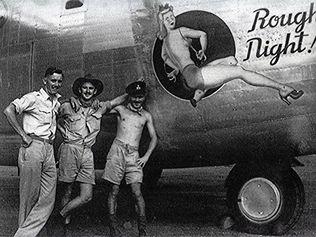 Donald Aberdeen, centre, during World War II, operated with the 5th United States Air Force, 531 Squadron. Before his passing on December 5, 2018, he asked his son Geoffrey to donate his war medals to the Marybough and Colonial Museum.