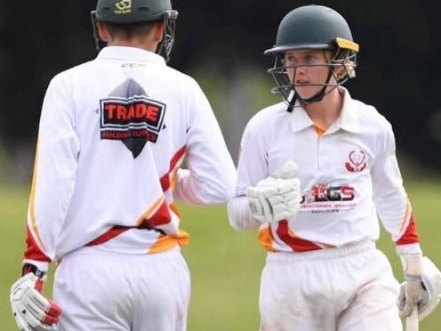 Zayden Lewis is a promising Tracy Village junior. Picture: Tracy Village Cricket Club.