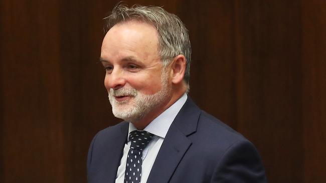David O'Byrne member for Franklin. Question time in the Tasmanian parliament. Picture: Nikki Davis-Jones