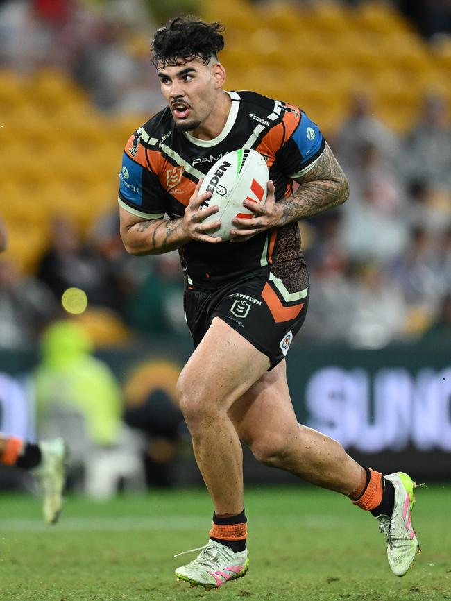 Terrell May may be one of the best props in the league, but he still couldn’t get a look in for the NSW Blues team. Picture: NRL Images