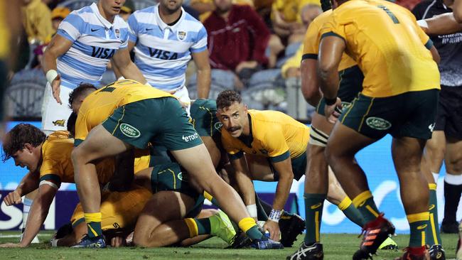 Nic White was frusrated by Australia’s poor use of possession against Argentina