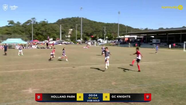 Replay: Holland Park v Gold Coast Knights (U12 boys gold cup) - Football Queensland Junior Cup Day 2