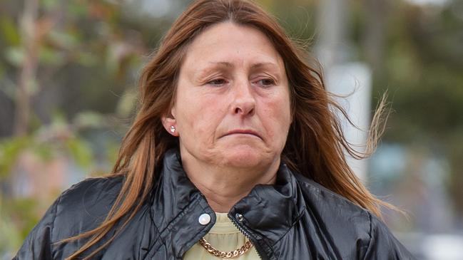 Michelle Mercieca, sister of gangland widow Roberta Williams, has indicated she will plead guilty to 10 charges of stealing suitcases. Picture: Jay Town