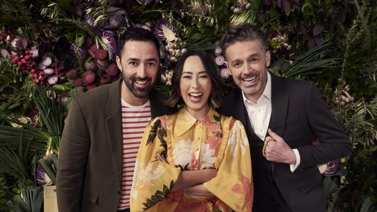 Judges Melissa Leong, Jock Zonfrillo, Andy Allen on the last season of MasterChef. Picture: Ten