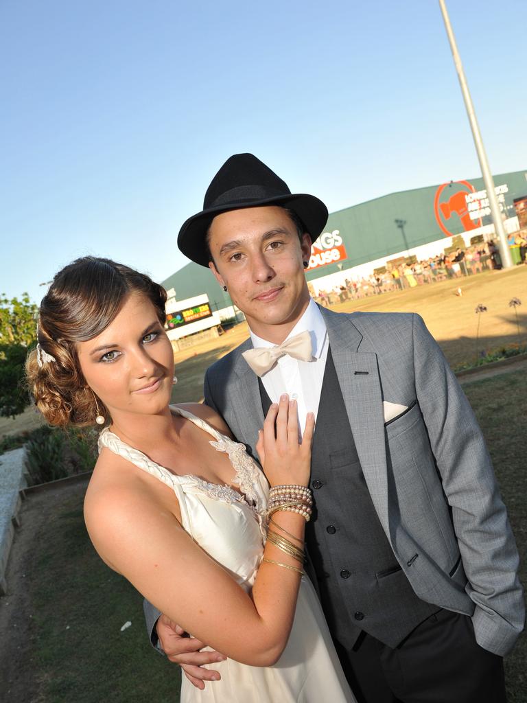 Tamryn Charteris and Joshua Scoda at the Bundaberg High School Prom. Photo: Scottie Simmonds/NewsMail