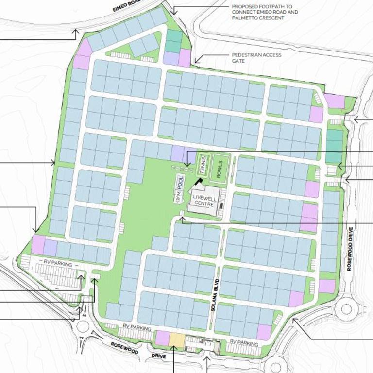 The development application lodged with Mackay Regional Council includes a five-stage roll out. Pictures: Stockwell Development Group