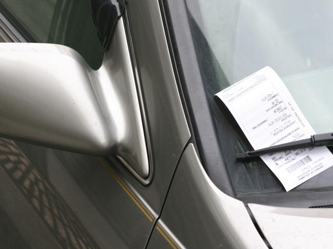 Parking ticket in downtown Washington DC. - See lightbox for more