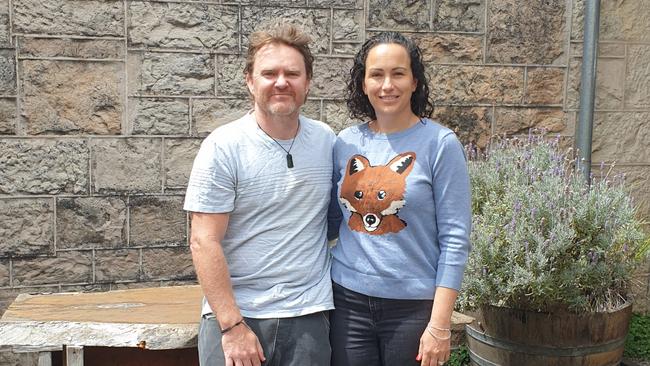 James and Melissa Stephenson from The Old Mount Gambier Gaol. Picture: The Old Mount Gambier Gaol