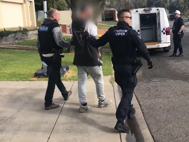 The raids involved Mildura police and members of the VIPER taskforce. Picture: Supplied